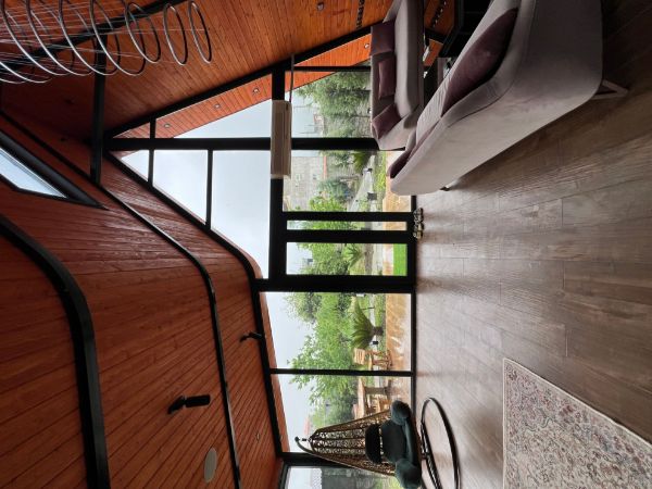 تصویر کلبه سوئیسی مدرن فضلی